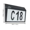 Solar Powered Address Sign Outdoor Waterproof LED Address Sign Lamp Solar House Number Light Outdoor Address Number