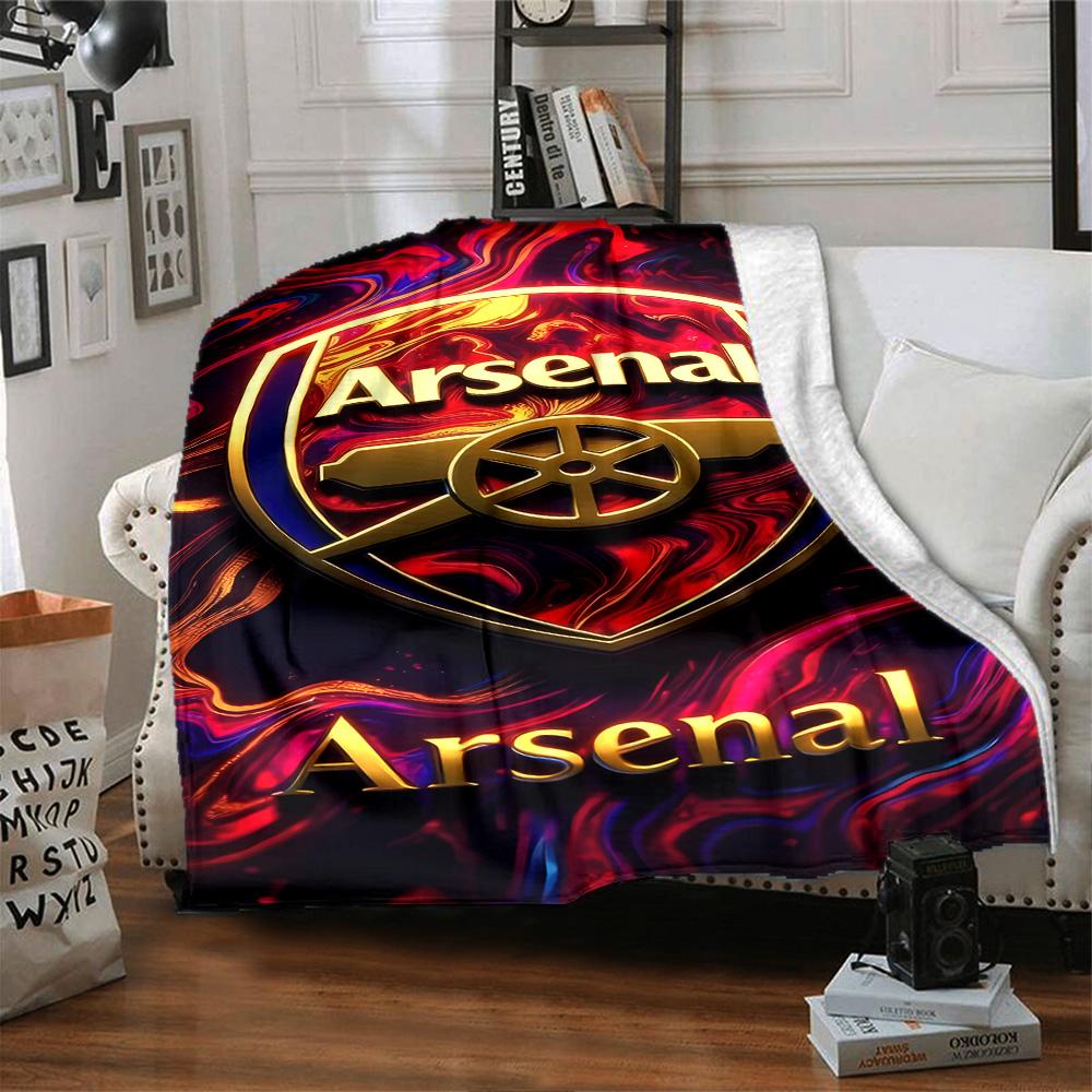 Arsenal Blanket Soft & Cozy Suitable for Sofa Office Chair Chair for All Occasions Modern Style Birthday Christmas Gift Blanket