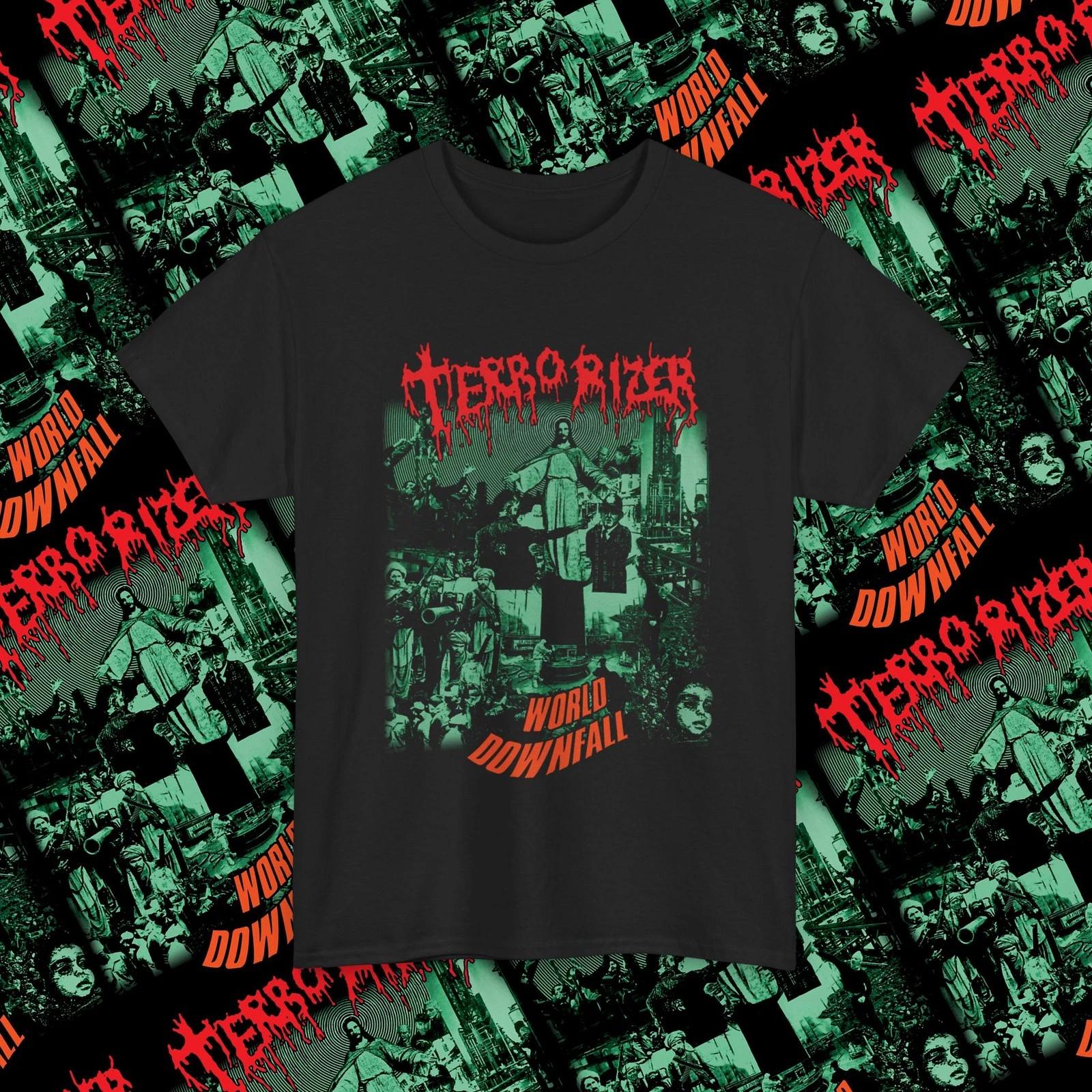 Terrorizer “World Downfall” T-Shirt, Old School Grindcore Band Shirt M