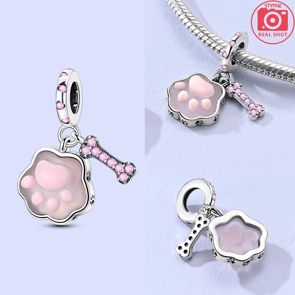 Exquisite Animal Firefly Blue Bow Dolphin Beads Fit Bracelet Charms Copper Original Jewelry Making Women Anniversary Gifts