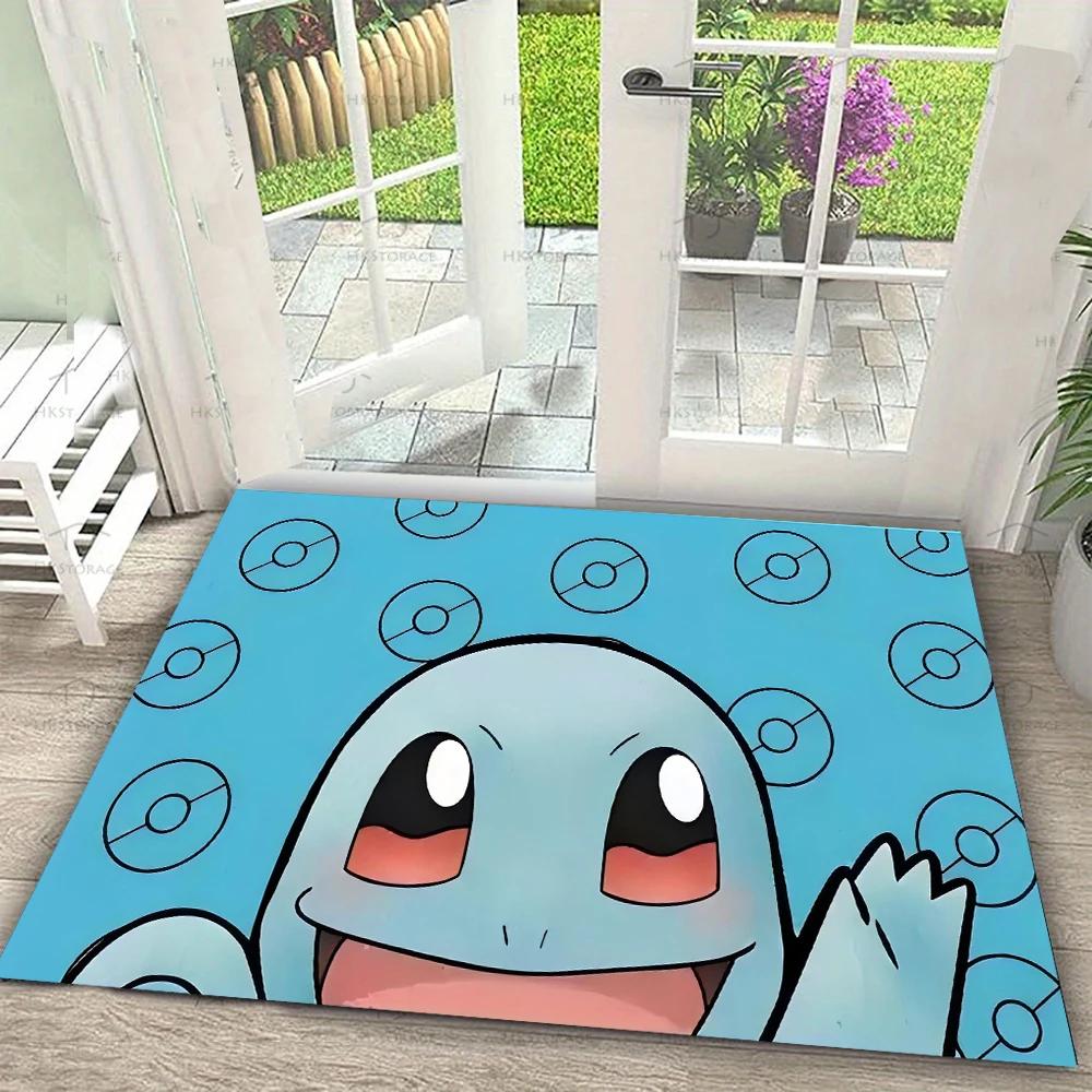 Zerbino con Stampa Pokemon Pikachu Gengar Tappeto Antiscivolo per Soggiorno Camera da Letto Divano Zerbino Tappeto per Pavimento Bambini Decorazione