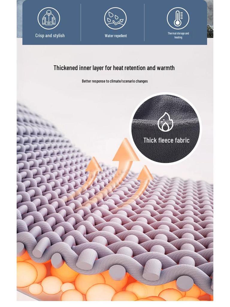 Three-in-One Detachable Softshell Jacket: Waterproof, Warm & Windproof