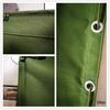 Thickened Large Canvas Bag in Army Green & Black - Jute Woven for Moving, Packing, or Luggage Document
