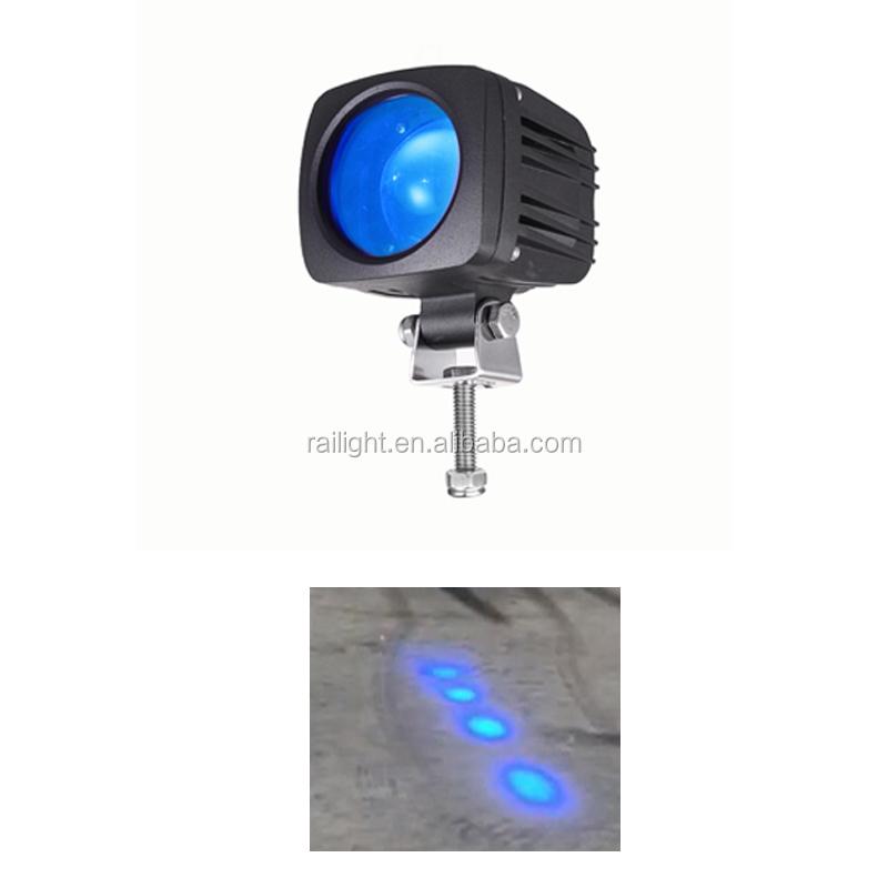 New 12W 10-110v Blue or Red Led Forklift Mobile Flashing Spotlight Pedestrian Warning Light Strobe Light синий