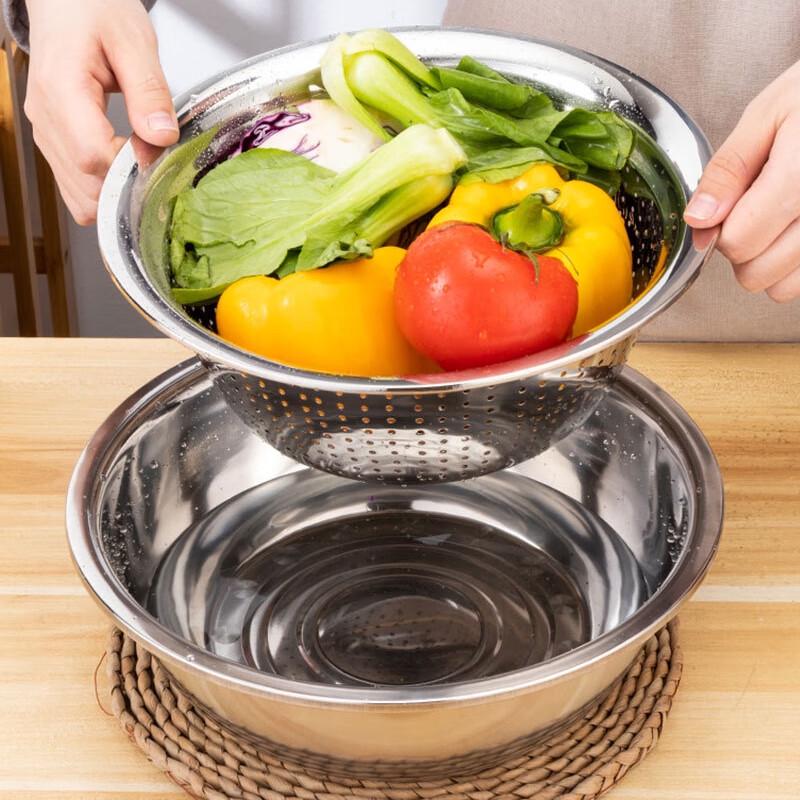 

Wutuo 304 Stainless Steel Multi-purpose Mixing Bowl
