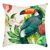 New Tropical Plant Leaves Rainforest Linen Cushion Pillow Cover
