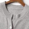 Women's 100% Wool Knit Cardigan