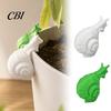 Creative Office Ornament 3D Printed Climbing Snail Decor, Flower Pot Hanging Ornament, Cute Desktop Decoration Art Garden Plant Decoration, Sculpture