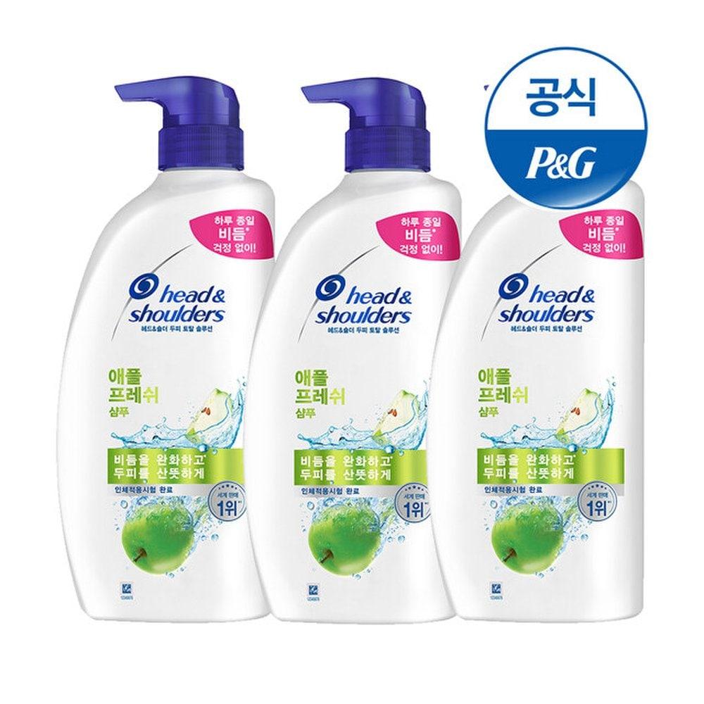 

HEAD&SHOULDERS Apple Fresh Shampoo 850ml x 3