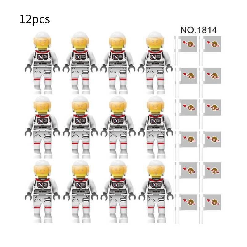 Astronaut Space Building Blocks Toys Set With Diy Assembly For Play Educational