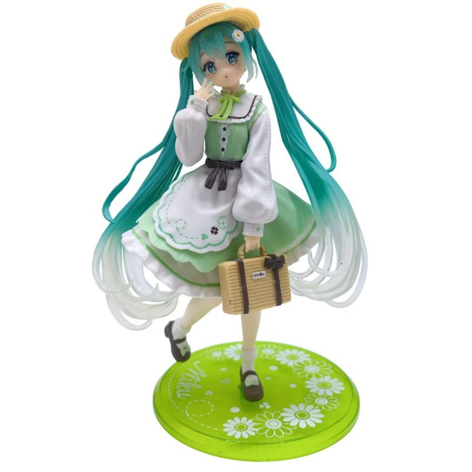 15-20cm Anime Figure Hatsune Miku coutnry Lucky Grass Fairy Action Figure PVC Collection Model Ornament Toys brithday Gifts