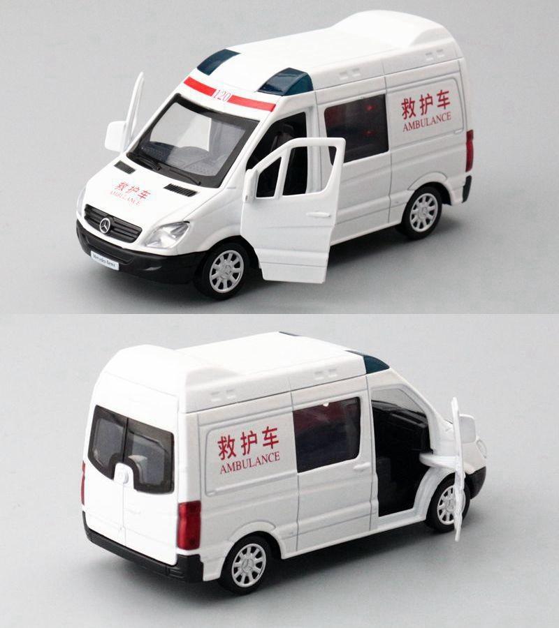 And Car Police Ambulances Alloy Car Model With Door Opening Design For Kid Gift