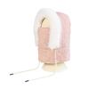 Lei Feng Hat with Soft Plush Inner Fluffy Fur Edge Winter Face Guard Head Cap Adjustable Drawstring Headgear
