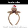 Fashion Plush Winter Headwear Kids Christmas Hairband Christmas Tree Headpiece for Women and Children