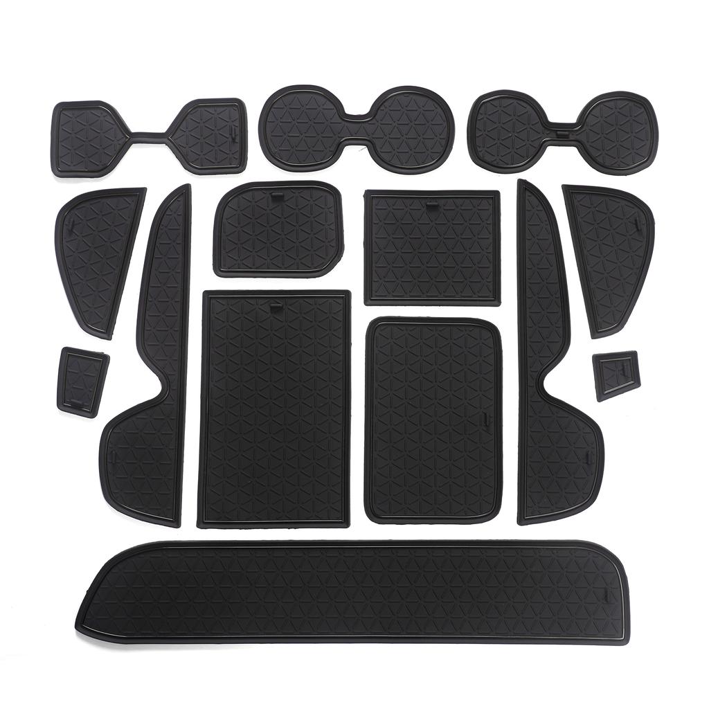 for Toyota RAV4 2019 ~ 2025 XA50 Anti-Slip Gate Slot Cup Mat Car Door Groove Pad Interior Accessories