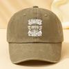 LEGENDS  Print Baseball Cap Unisex Fashion Versatile Hat Classic Retro Washed Outdoor Lightweight Curved Brim Cap Trucker