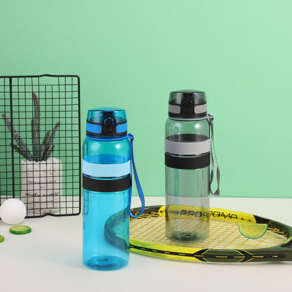 Water bottle plastic large capacity summer water cup plastic 800ml portable male and female students fitness kettle outdoor sports cup