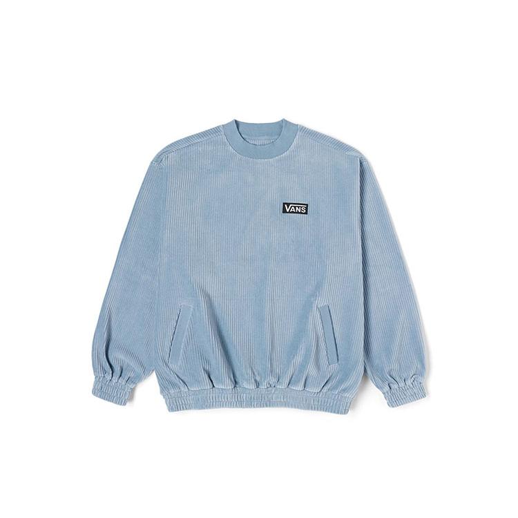 

New Vans Sweatshirt Women s Gray Blue VN000GR0DSB M