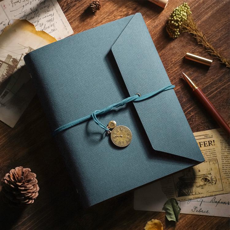 Adhesive PU Surface Photo Album DIY Scrapbooking Photo Albums Couple Baby Growth Commemorative Album Home Decor