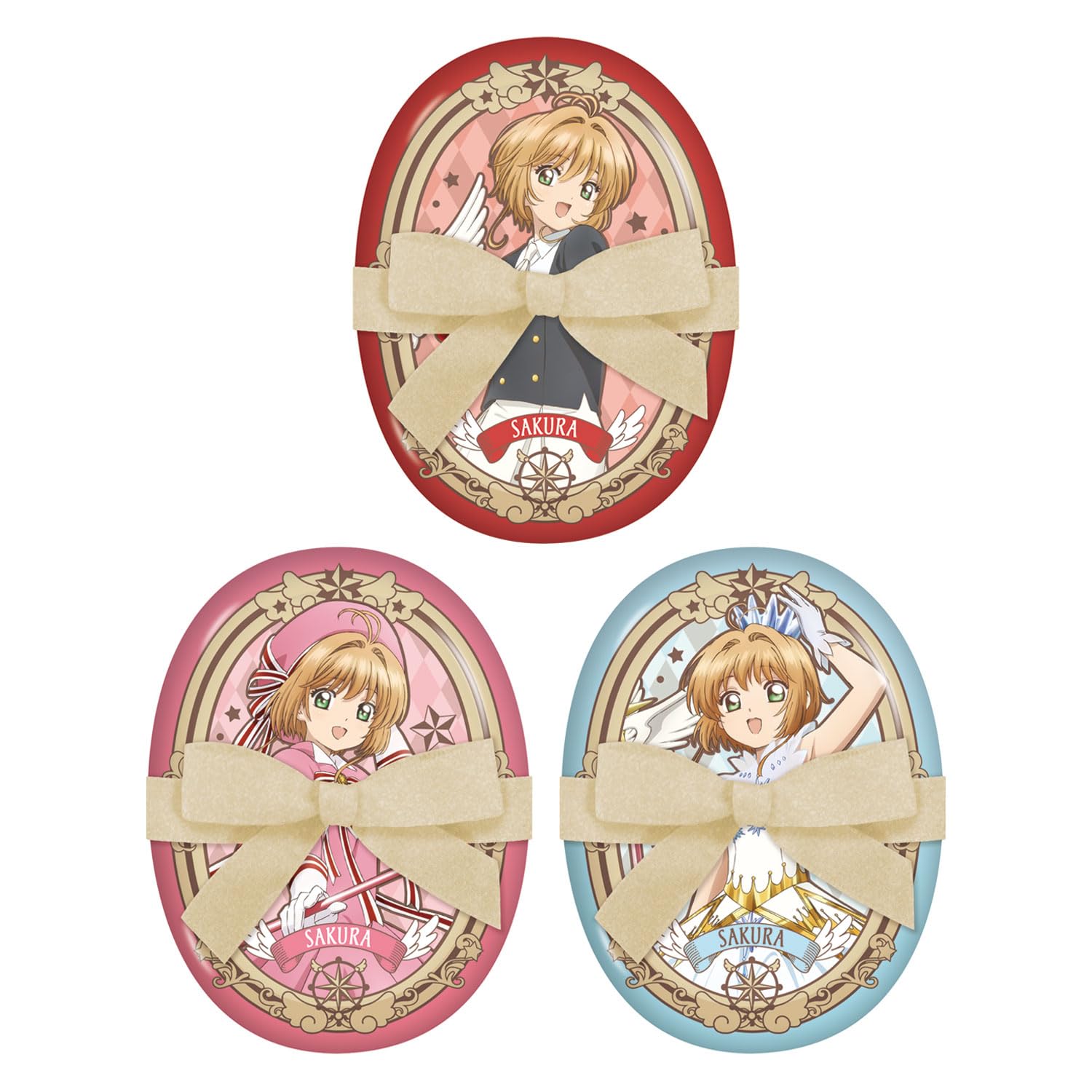 Heart CC Sakura Magical Mirror Chocolate Candy Toy Set of Semi-Chocolate [Box 3]