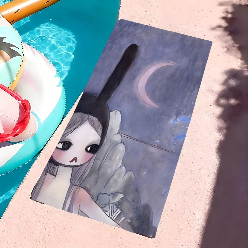 A-Aya Takano Towel Microfiber Beach Towel, Quick-Dry, Sand-Free, Ultra-Fine Fiber, Super Soft.