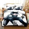 Set Biancheria da Letto Black Butler Kuroshitsuji 2/3 Pezzi Copripiumino Sebastian Ciel Cartone Animato Biancheria da Letto per Bambini Adulti Camera da Letto