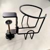 Anti Spill Clip on Table Cup Holder Horizontal Vertical Mount Desk Drinks Bracket  Home