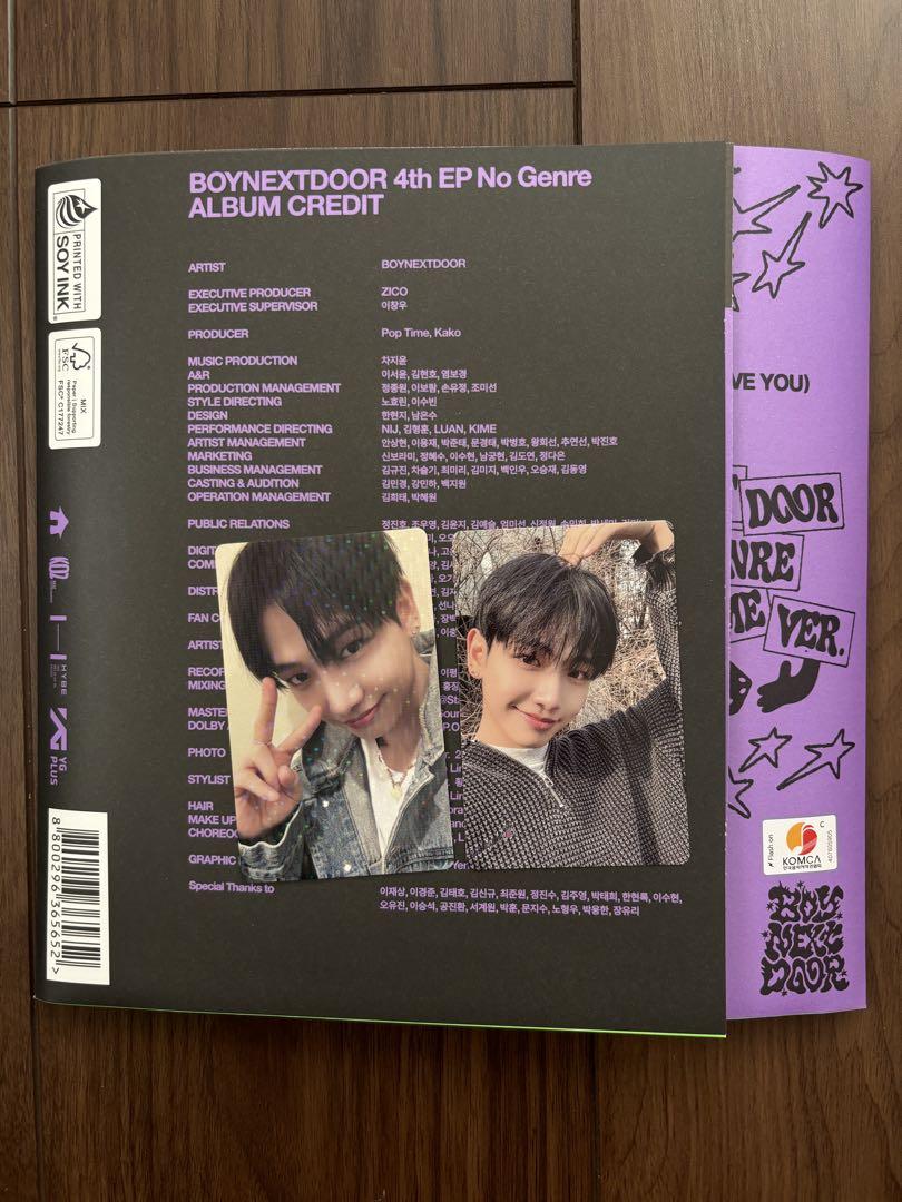 

[USED] BOYNEXTDOOR BOYNEXTDOOR BOYNEXTDOOR NoGenre Jaehyun