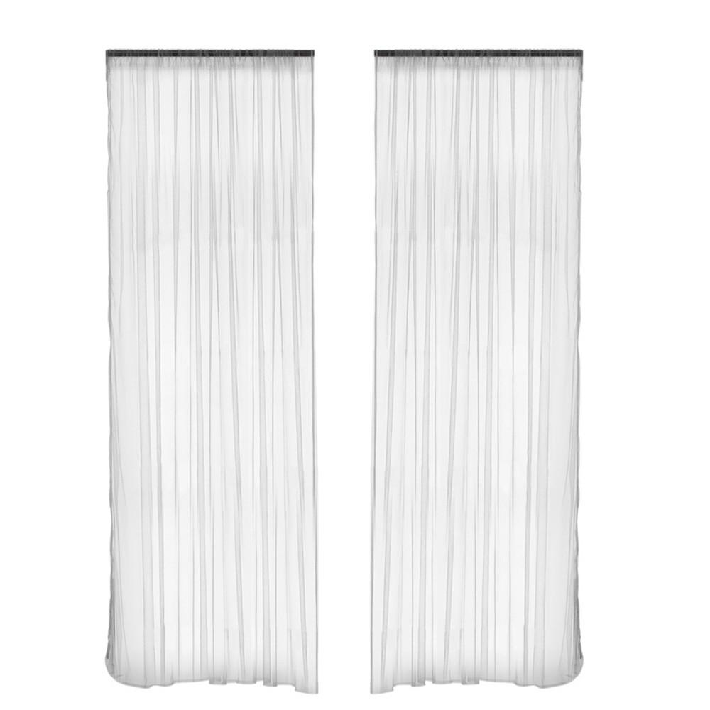 

2Pcs Beautiful Sheer Window Elegance Curtains drape panels Home decor белый