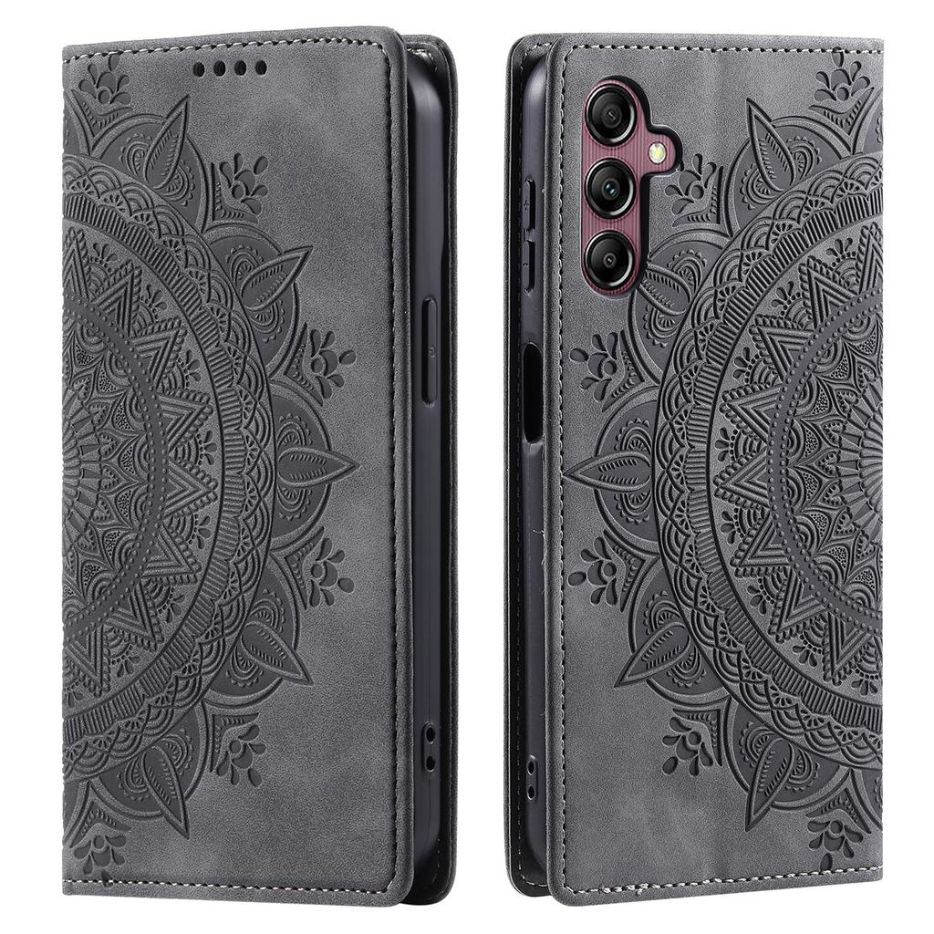 For Samsung Galaxy S25 FE Case Magnetic Closing Leather Phone Cover Pattern Imprinted