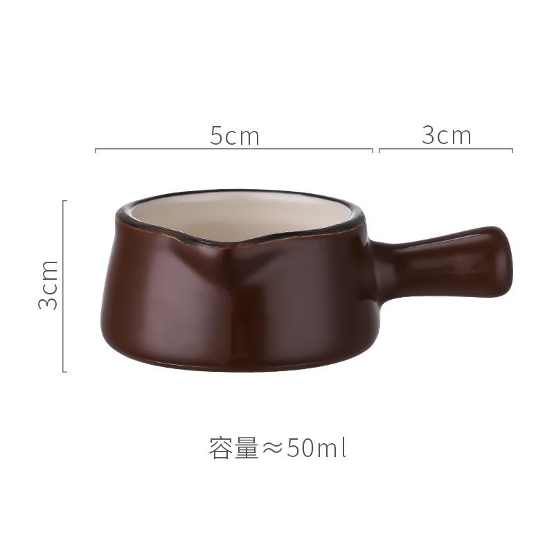 

1 шт. Керамическая посуда Миска для соусов и закусок Керамическая тарелка Тарелка для мелочей Соусница Тарелка для кухни Brown