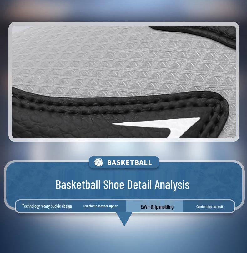 Bobodou Boys' Winter Basketball Shoes: Warm Velvet, Anti-slip, Casual Sports Shoes, Two-layer Cotton.