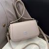 Simple Textured Small Square Bag Women's Shoulder Messenger Bag