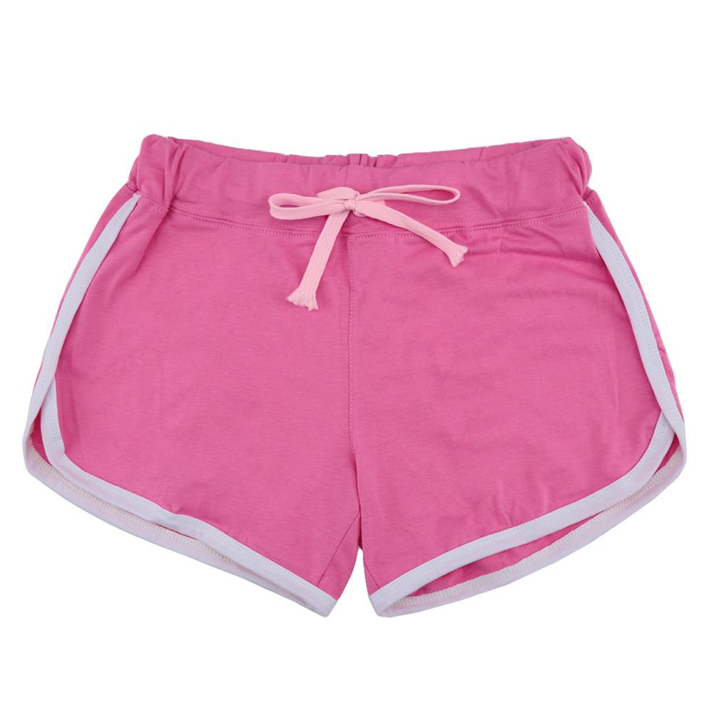Fashion Women Sports Shorts Contrast 