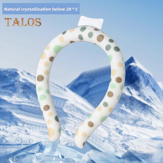 Portable Neck Cooling Tube Summer Wearable Neck Cooler Lightweight Reusable Ice Cold Ring Outdoor Heatstroke Prevention Neck Wrap Collar