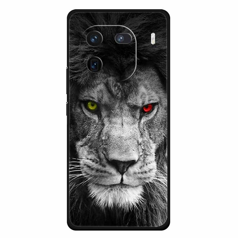 Für Vivo Iqoo 12 Hülle Weiches Silikon Katze Eule Mode Rückseitenabdeckungen für Vivo iQOO 12 Pro Hüllen Marmor Stoßfeste Handyhüllen Iqoo12