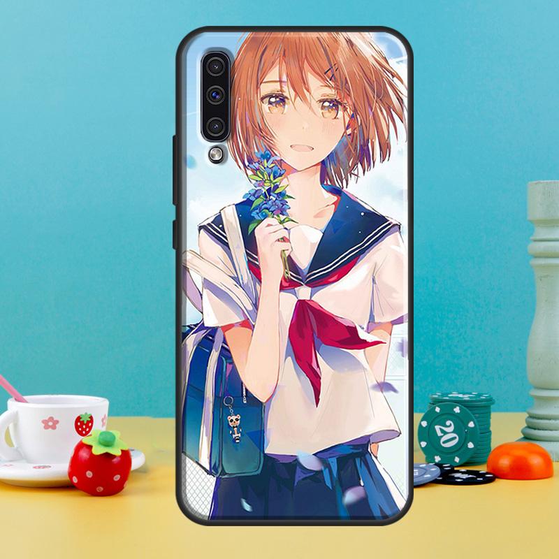 Anime girl cartoon japan cute Case For Samsung Galaxy A32 A16 A55 A06 A05 A36 A26 A54 A34 A14 A22 A52 A35 A15 A53 A13 A56