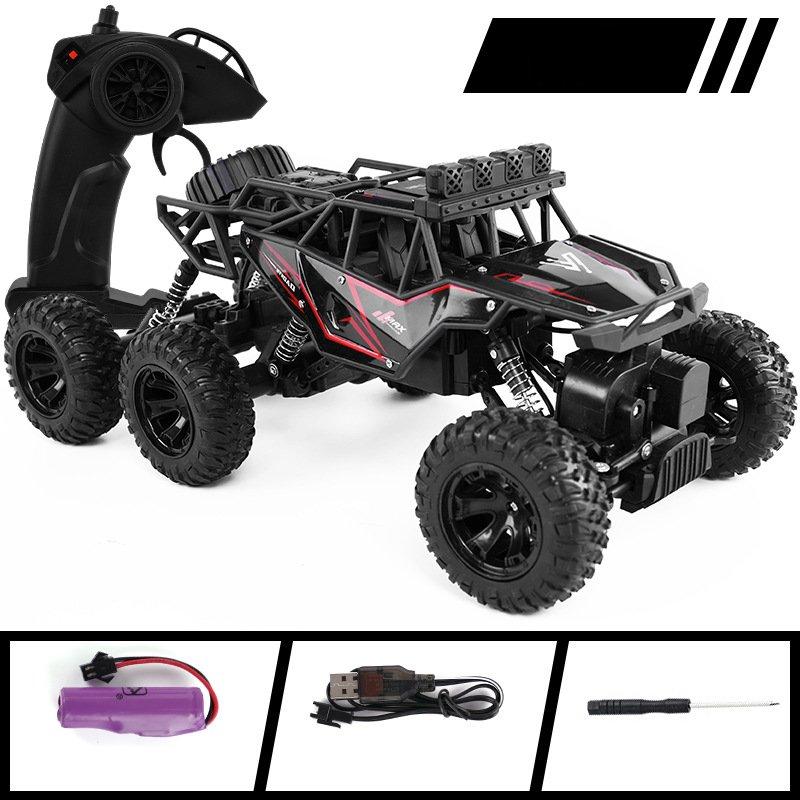 Alloy RC Crawler High Speed 4WD Off-Road Toy Car 1:16 Electric Remote Control Truck 2.4G Anti-Interference with 2 Batteries Gift