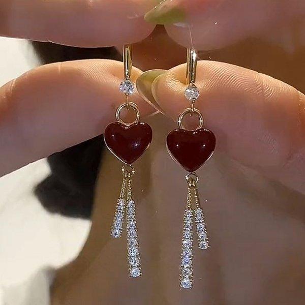 Luxury Crystal Long Tassel Ear Thread Green Shiny Zircon Flower Drop Earrings for Women Wedding Jewelry Gift