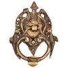 cTraditional Brass Entry Door Knocker - Antique Main Door Decoration Items Brass - Georgion Door Accessories for Main Door