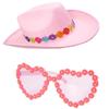 Fashion Top Hat Sunglasses Scarf Party Costume Women Accessories Carnivals Hat