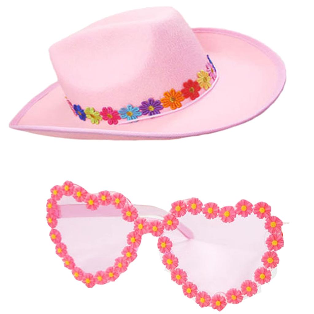 Fashion Top Hat Sunglasses Scarf Party Costume Women Accessories Carnivals Hat