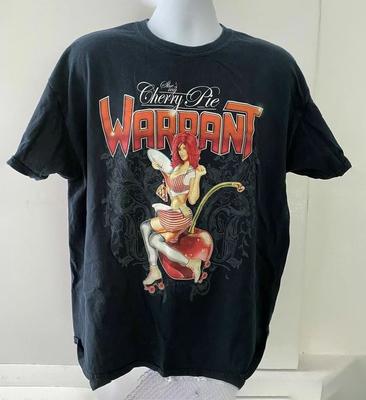 T-shirt Noir Cherry Pie Warrant Band Pour Hommes Femmes Coton S-2345XL