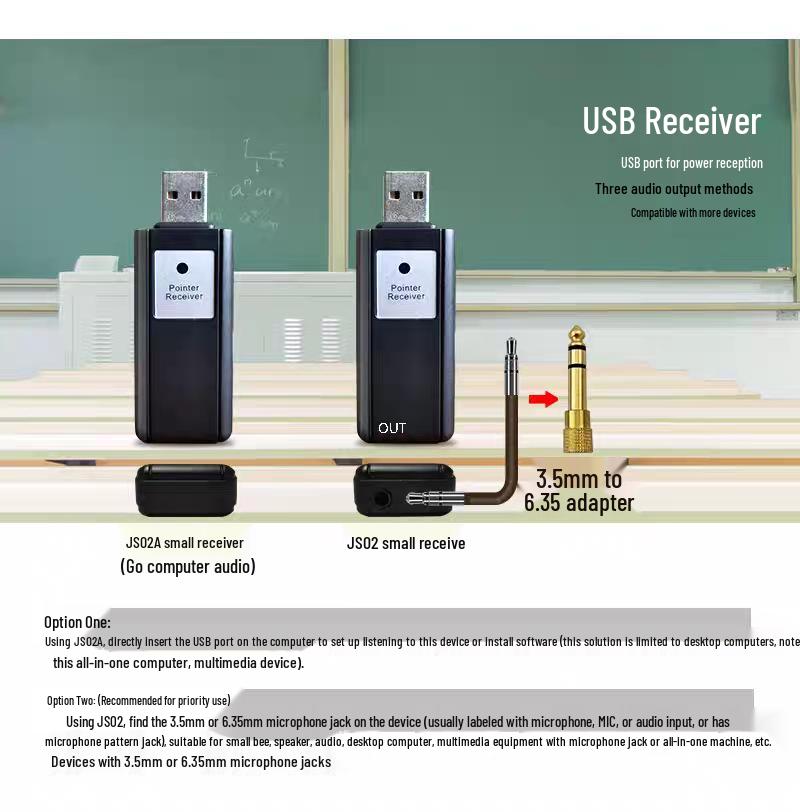 Suoxue 2.4G Wireless Handheld Microphone with Mini Amplifier for Teachers and Classrooms