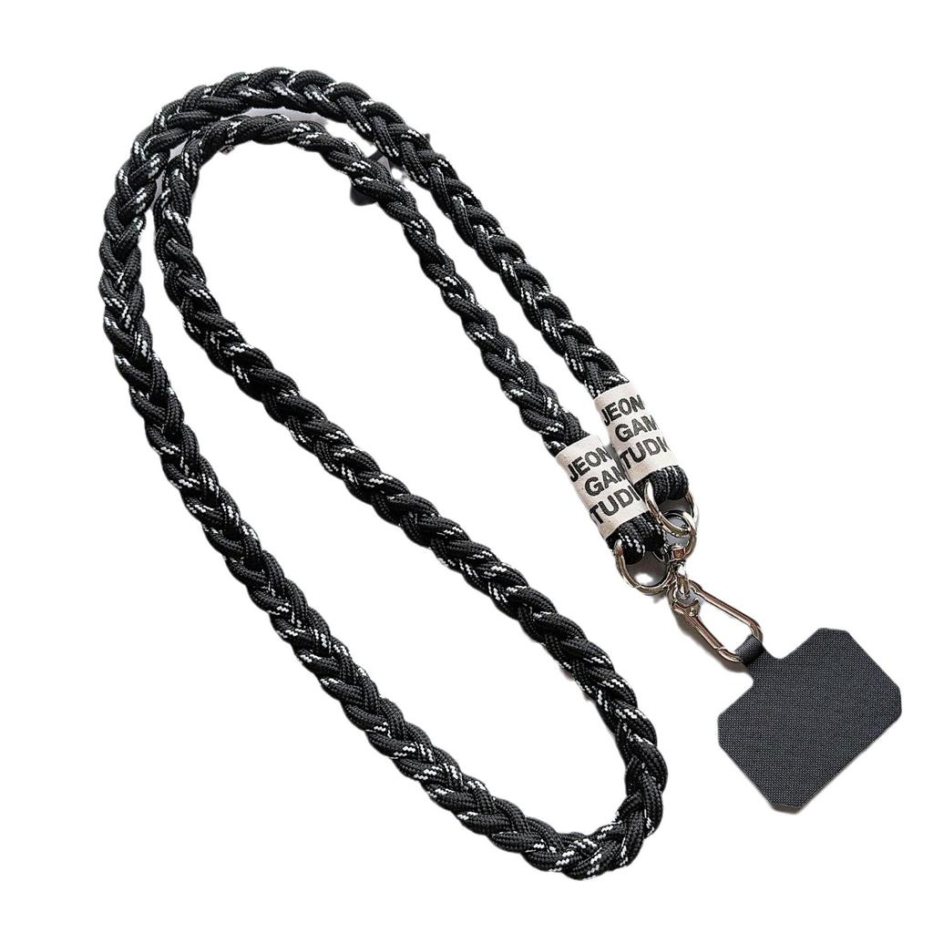 Braided Crossbody Mobile Phone Lanyard for Outdoor Mountaineering - Unisex Shoulder Strap Pendant.