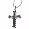 Cross Ornament Dark Knight Diamond Cross Necklace Domineering Bamboo Necklace
