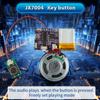Sound Module,16 MB Push Button Control Activated Vioce Chips, MP3 Music Sound Module for Crafts, Christmas,New Year Greeting Presents Cards Box with