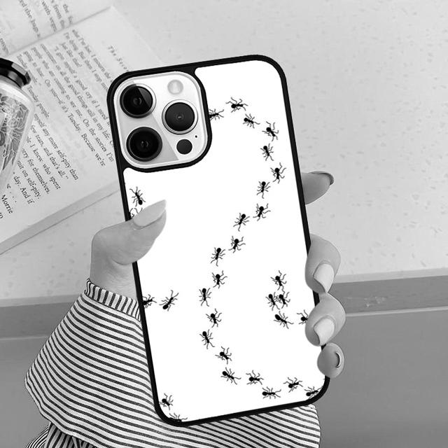 Creepy Ant Insects Scary phone Case Cover For iPhone 16 15 14 Plus XR XS apple 16 11 12 13 mini Pro Max coque