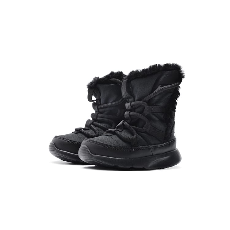 Nike Venture Slip Resistant Cushioning Abrasion Resistant High top Running Shoes Black Infant And Toddler AQ9495-001
