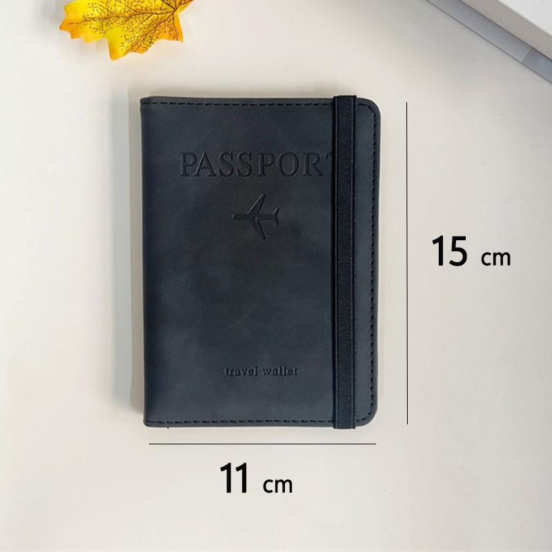 RFID ANTI Blocking Cienkie Etui na Paszport Portfel Podróżny dla Mężczyzn Kobiet Wielofunkcyjny Uchwyt na Dowód Osobisty Kartę Bankową Akcesoria